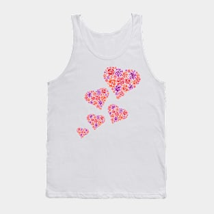 Floral Hearts Tank Top